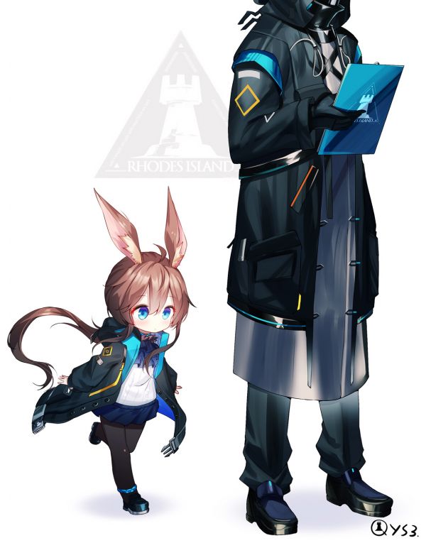 anime,vertikal,anime jenter,Arknights,Amiya Arknights,Doctor Arknights