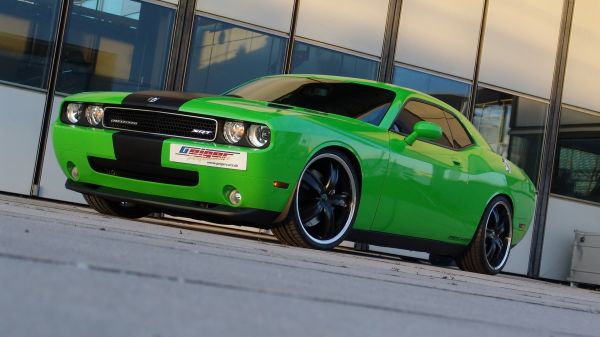 1920x1080 px,Auto,Ausweichen,Dodge Challenger,SRT,Grüne Autos