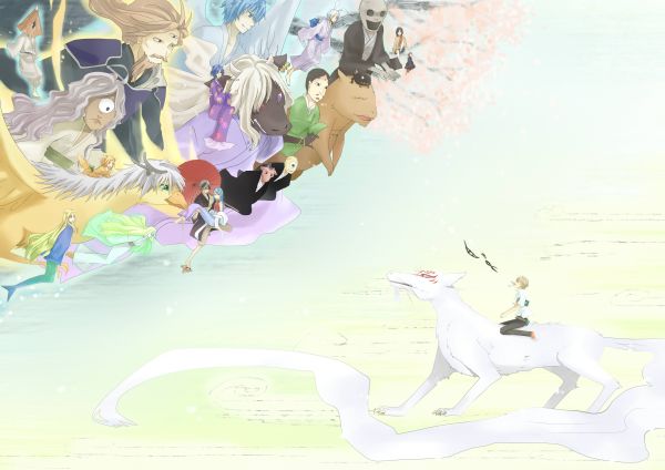 rajz, ábra, anime, rajzfilm, Natsume Yuujinchou, Natsume Book of Friends