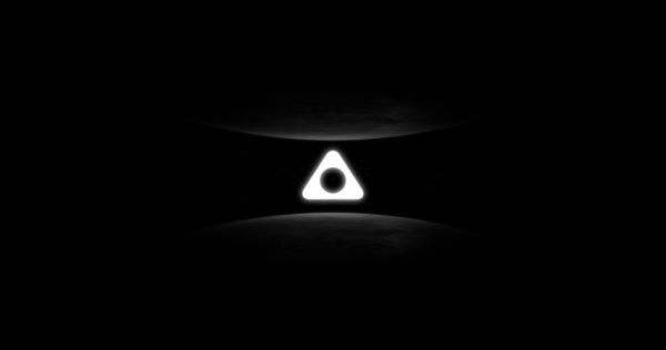 minimalism,triangle,dark,space,digital,symbolism