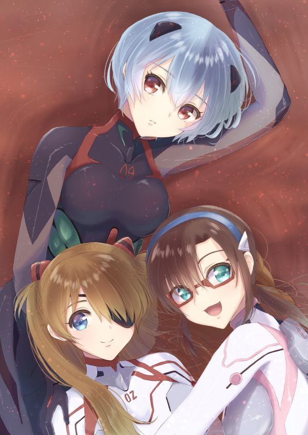 anime lányok,anime,Neon Genesis Evangelion,Rebuild of Evangelion,Ayanami Rei,Asuka Langley Soryu