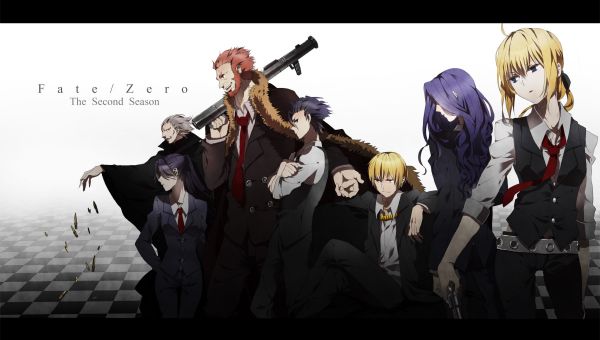 anime,Sciabola,Fate Zero,Serie Fate,Gilgamesh,Rider Fate Zero