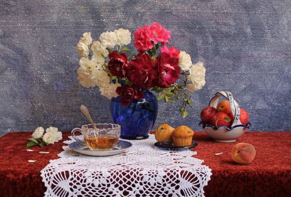 painting, still life, flower, still life photography, floristry, artwork