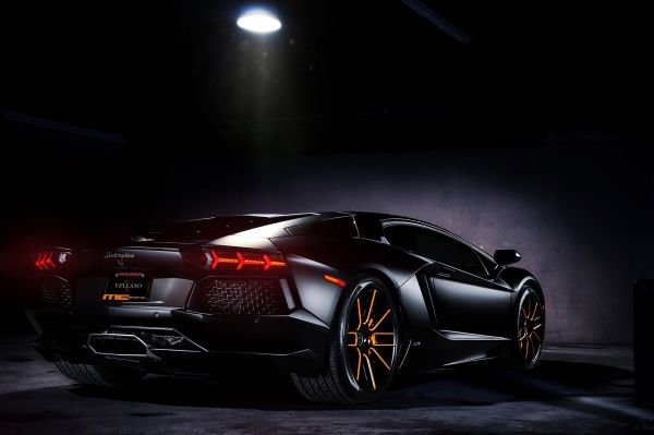 검은,차,차량,람보르기니,Lamborghini Aventador,스포츠카