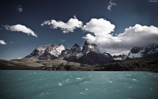 paisaje,montañas,mar,lago,naturaleza,reflexión