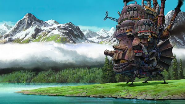 Zamek Movii Howla,filmy animowane,Anime,animacja,Folie filmowe,Studio Ghibli