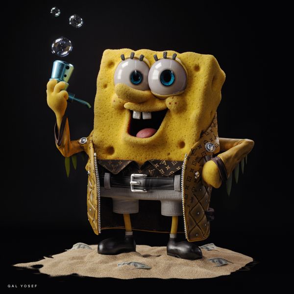 Tác phẩm nghệ thuật,nghệ thuật số,SpongeBob SquarePants