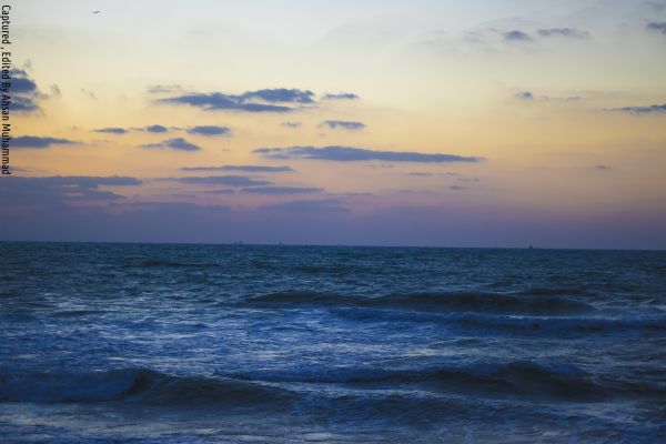 骷髅糖果,水,海,阿杰曼,corniche,光循环