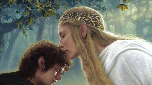 1920x1080 px,Elijah Wood,Frodo Baggins,Cate Blanchett,fantasy art,Galadriel