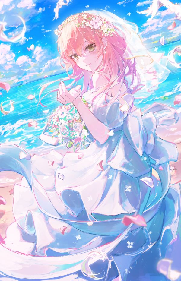 аниме момичета, THE email protected Cinderella Girls, THE email protected, аниме, Jougasaki Mika, дисплей портрет