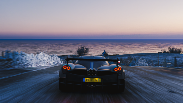 Forza Horizon 4,Pagani Huayra BC,video games,photography