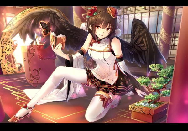 Anime,Anime cô gái,cánh,Touhou,Truyện tranh,Shameimaru Aya