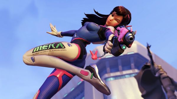 Overwatch,D Va Overwatch,รูปแกะสลัก,1920x1080 px,วอลล์เปเปอร์คอมพิวเตอร์,การกระทำ