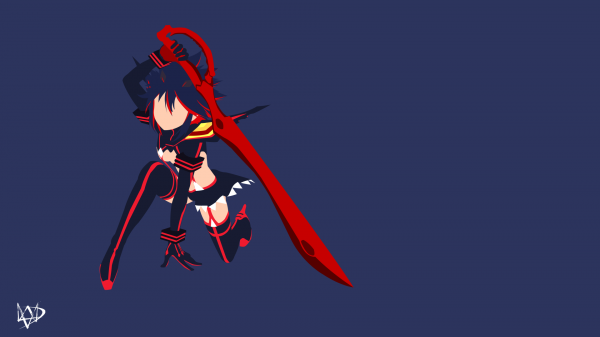 anime girls,Matoi Ryuuko,Kill la Kill,thigh highs