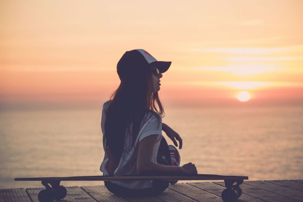 lumière du soleil,le coucher du soleil,mer,séance,silhouette,lever du soleil