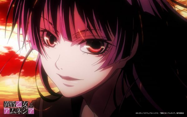 Tasogare Otome x Amnesia,ragazza,tramonto