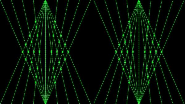 lines,green,minimalism,dots,black background,glowing