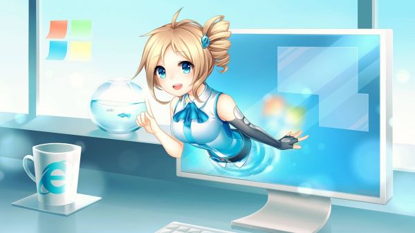 OS тен,Aizawa Inori,Internet Explorer,аниме