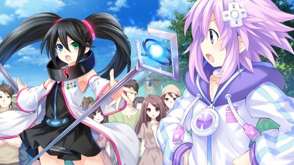 Hyperdimension Neptunia,Sega saturn,Tsunako,heterochromia