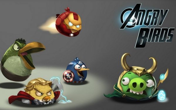 1920x1200 px,america,artwork,avengers,angry,birds