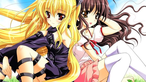 εικονογράφηση, anime, κορίτσια anime, To Love ru, Χρυσή σκοτάδι, Yuuki mikan