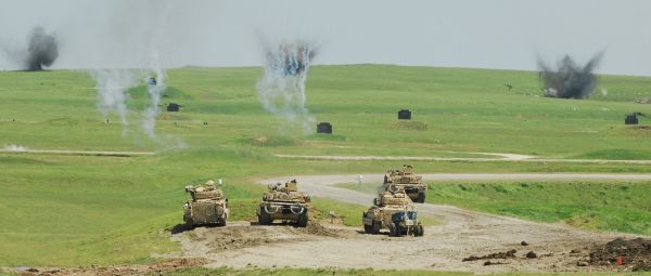 Bradley Fighting Vehicle,M1 ABRAMS,militaire,réservoir,Armée des États-Unis,2539x1080 px