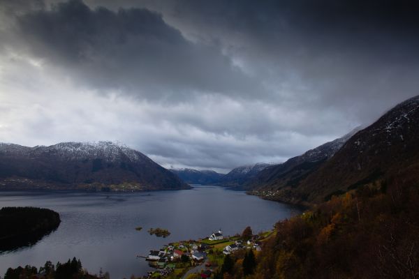 Norwegia,Październik,Norge,Norwegen,20 mm,Hordaland