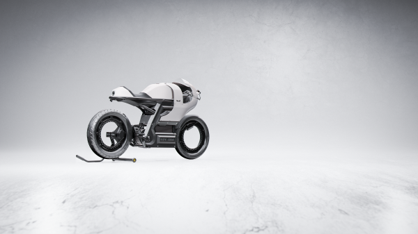 Cafe Racer,motociclo,concept car,futuristico,Shafeek Akil,Cybartian