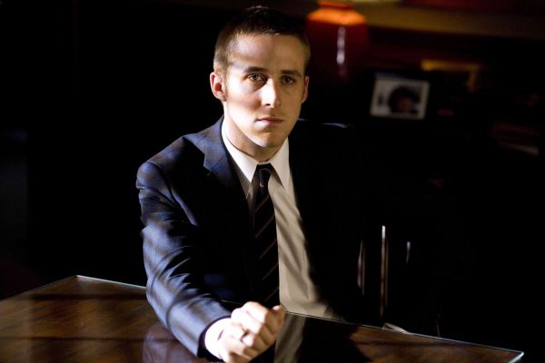 Ryan Gosling,actor,bristles,man,suit,pensive