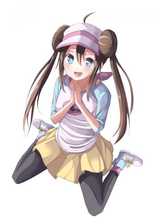 anime,anime girls,pokemon,Rosa Pok mon,long hair,twintails