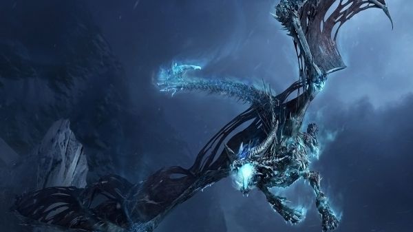 videogiochi,World of Warcraft,Drago,World of Warcraft Wrath of the Lich King,nave fantasma,oscurità