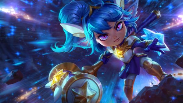 anime,Summoner Rift,mitológia,Poppy League of Legends,screenshot,háttérképként