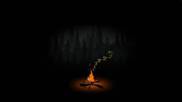 Videospel,PC-spel,The Flame in the Flood,överlevnad,lägereld,natt