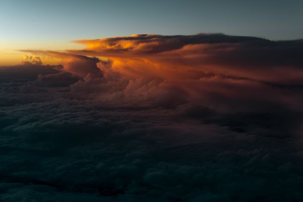 空,Natural landscape,雲,雰囲気,残光,大気現象