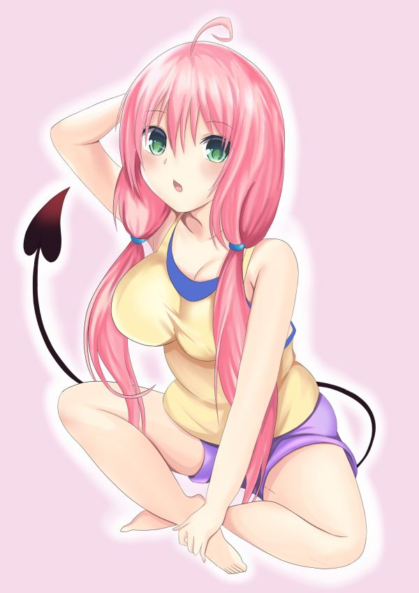 Anime,Filles anime,To Love ru,Lala Satalin Deviluke,cheveux longs,Cheveux roses