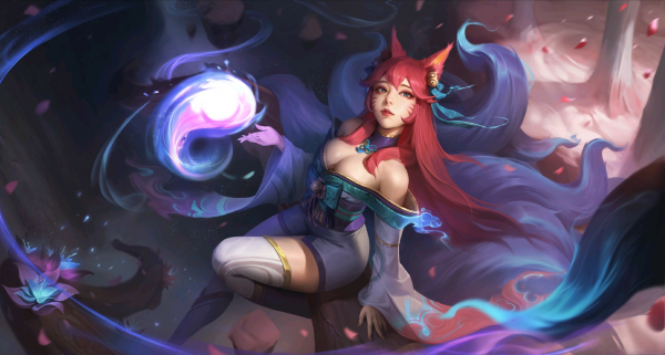 League of Legends,Ahri League of Legends,spirit blossom