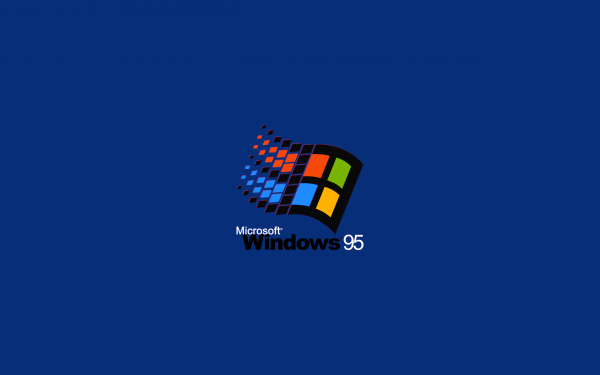 Microsoft Windows,windows 95,μπλε φόντο