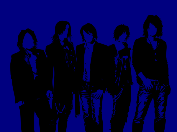 Luna Sea,illustrasjon,silhouette,tekst,1024x768 px,svart og hvit