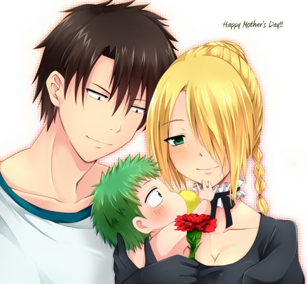 Beelzebub,ภาพประกอบ,อะนิเมะ,การ์ตูน,ผมสีดำ,ปาก