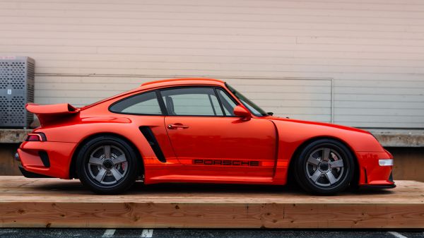 porsche 993,90s Cars,restomod,oranje auto