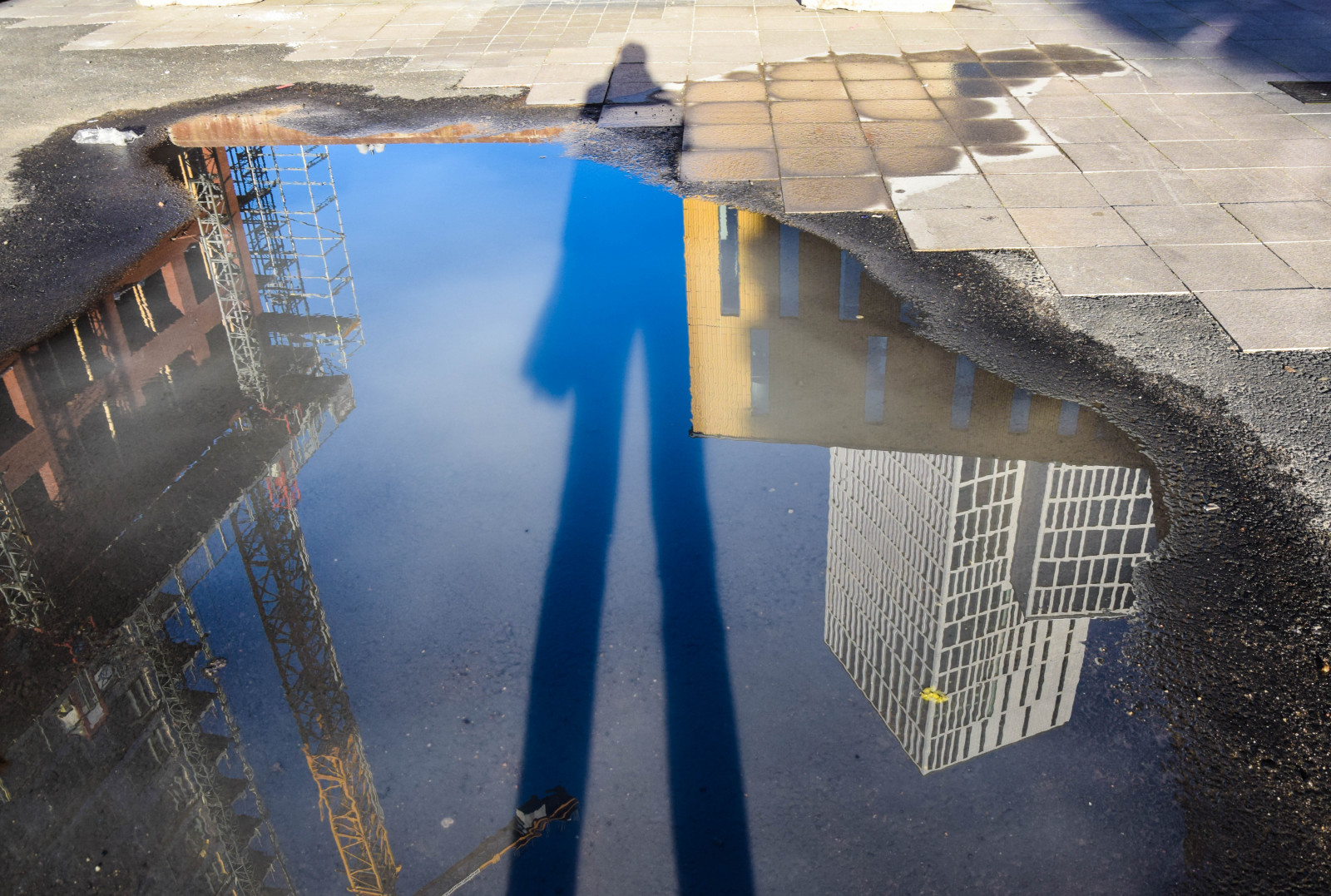 sollys, vand, afspejling, silhuet, blå, pyt, refleksioner, fotosondag, Malm levende, selfie, fs151004, byområde, atmosfære af jord, luftfotografering