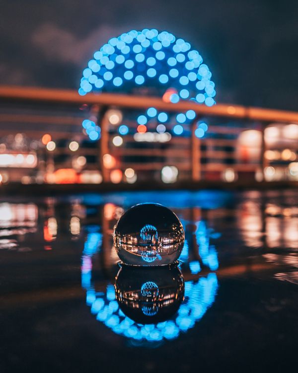 Simon Zhu,by-,afspejling,bokeh,vand,Vancouver