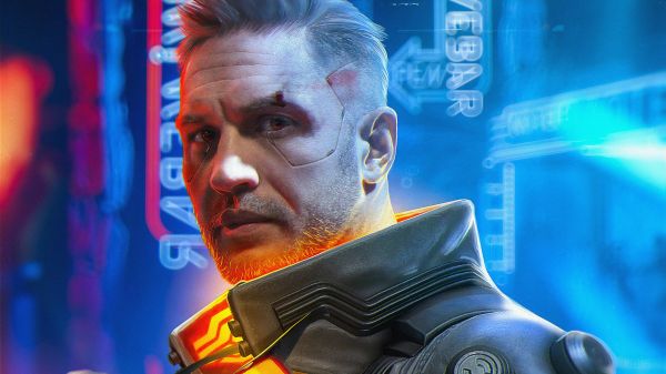 Cyberpunk 2077,neon,Tom Hardy