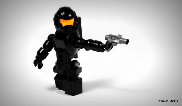 soldat,LEGO,Halo,pistolet,magnum,spartiate