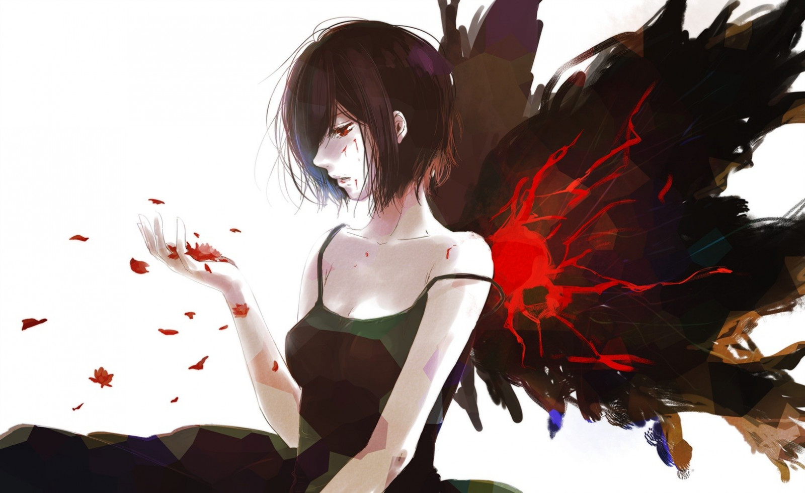 εικονογράφηση, anime, κορίτσια anime, Τόκιο λάμια, Kirishima Touka