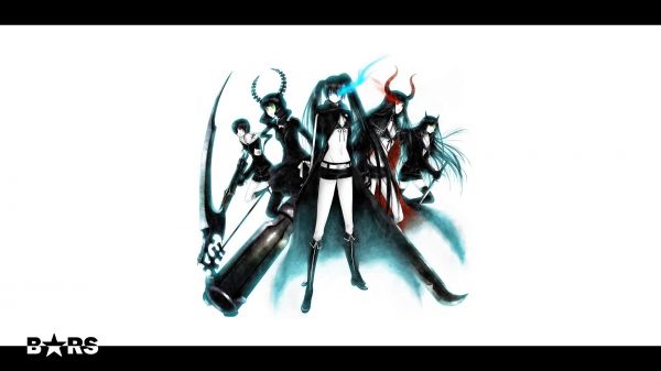 Anime,Anime cô gái,Black Rock Shooter,máy móc,Kuroi Mato,Cưa vàng đen