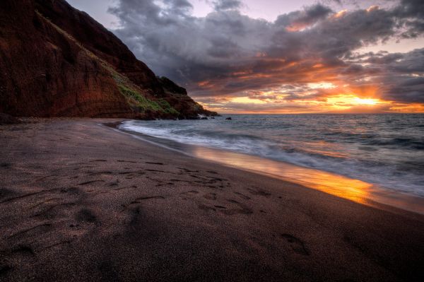 felhők,Hawaii,tájkép,hegyek,2000x1333 px,hosszú expozíció