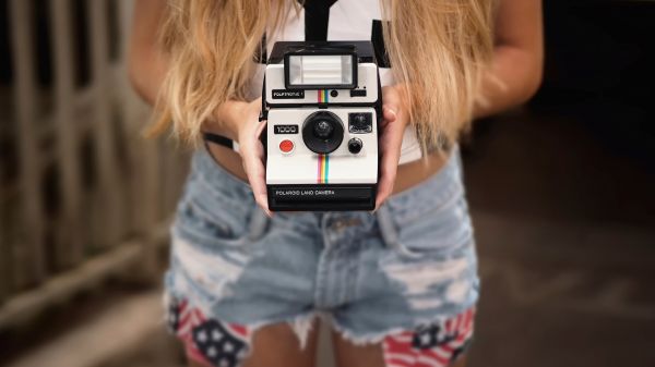 rot,Fotografie,Person,Polaroide,cool,Foto