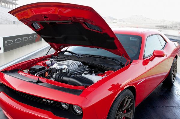 carro,veículo,Esquivar,Dodge Challenger,Carros vermelhos,Carro esportivo