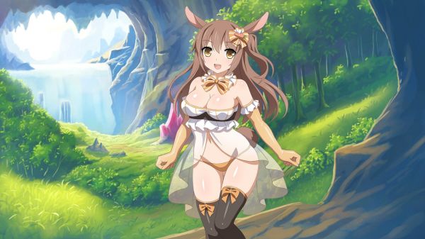 ilustracja,Anime,Uda,mitologia,Sakura dungeon,Bunny dziewczyna